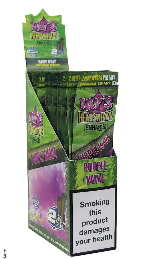 JUICY HEMP WRAPS 2X25 PURPLE WAVE