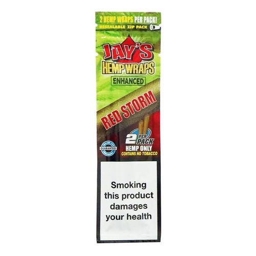 JUICY HEMP WRAPS 2X25 RED STORM