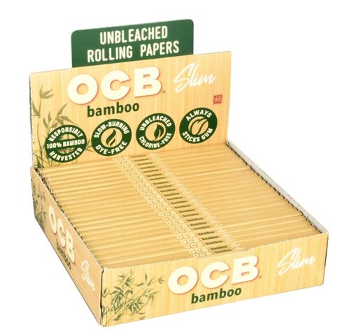 OCB BAMBOO SLIM (50 librillos/32 papeles)