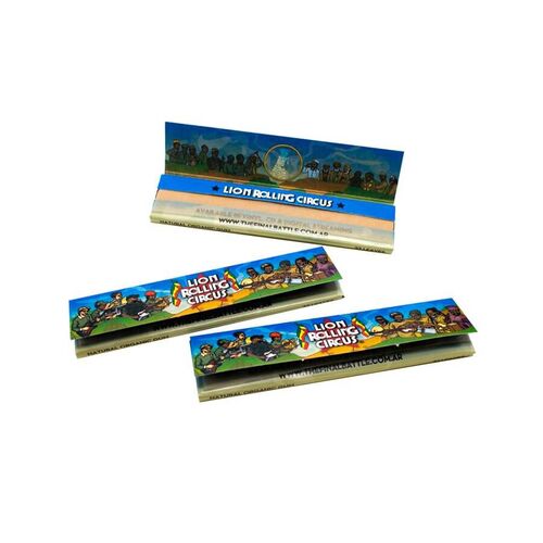 LION ROLLING CIRCUS PAPEL UNBLEACHED-SIN BLANQUEAR KING SIZE FINAL BATTLE SPECIAL EDITION (50UD/DISPLAY-33PAPEL/LIBRILLO)