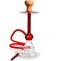 SHISHA MANDALA ZK 17 ROJO PIXELADO/TRANSPARENTE 36CM + BAG